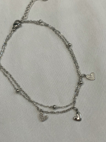 Anklet heart