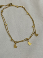 Anklet heart